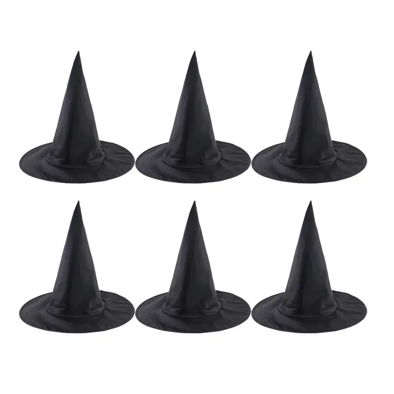 

12pcs Halloween Wizard Witch Hat Men Women Wool Knit Hat Solid Hat Diversified Along The Hat Halloween Girlfriend Gifts HOT