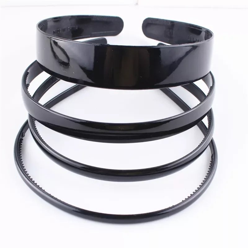 

Mens Women Unisex Black Wavy Hair Head Hoop Band Sport Headband Hairband Hair Accessories