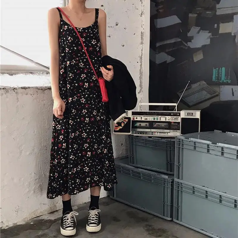 

Женское летнее платье с цветочным принтом, большие размеры