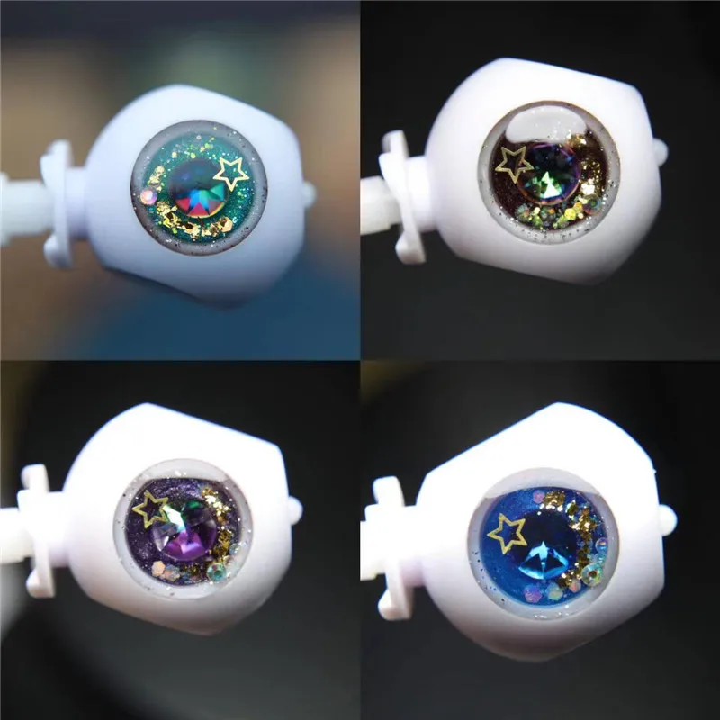 

BJD doll eyes fit for Blythe size deep gemstone drop gel eye piece Bright pupil eye accessory