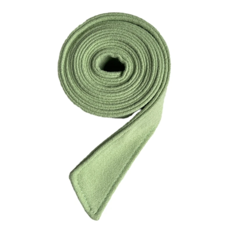 Прочный пояс женский шерстяной для пальто матовый плюшевый регулируемая длина