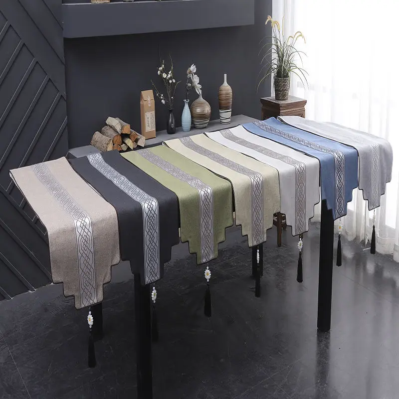 

Zen tea table cloth art abinet fabric _ jes18