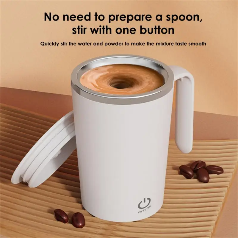 

Magnetic Lazy Stirring Charging Mixer Cup Automatic Usb Portable Person Rotating Heat-insulating Automatic Cup Smart