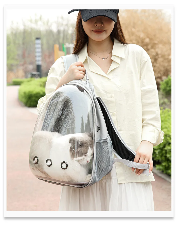 Сумки-переноски для кошек рюкзаки домашних животных переносные и прозрачные