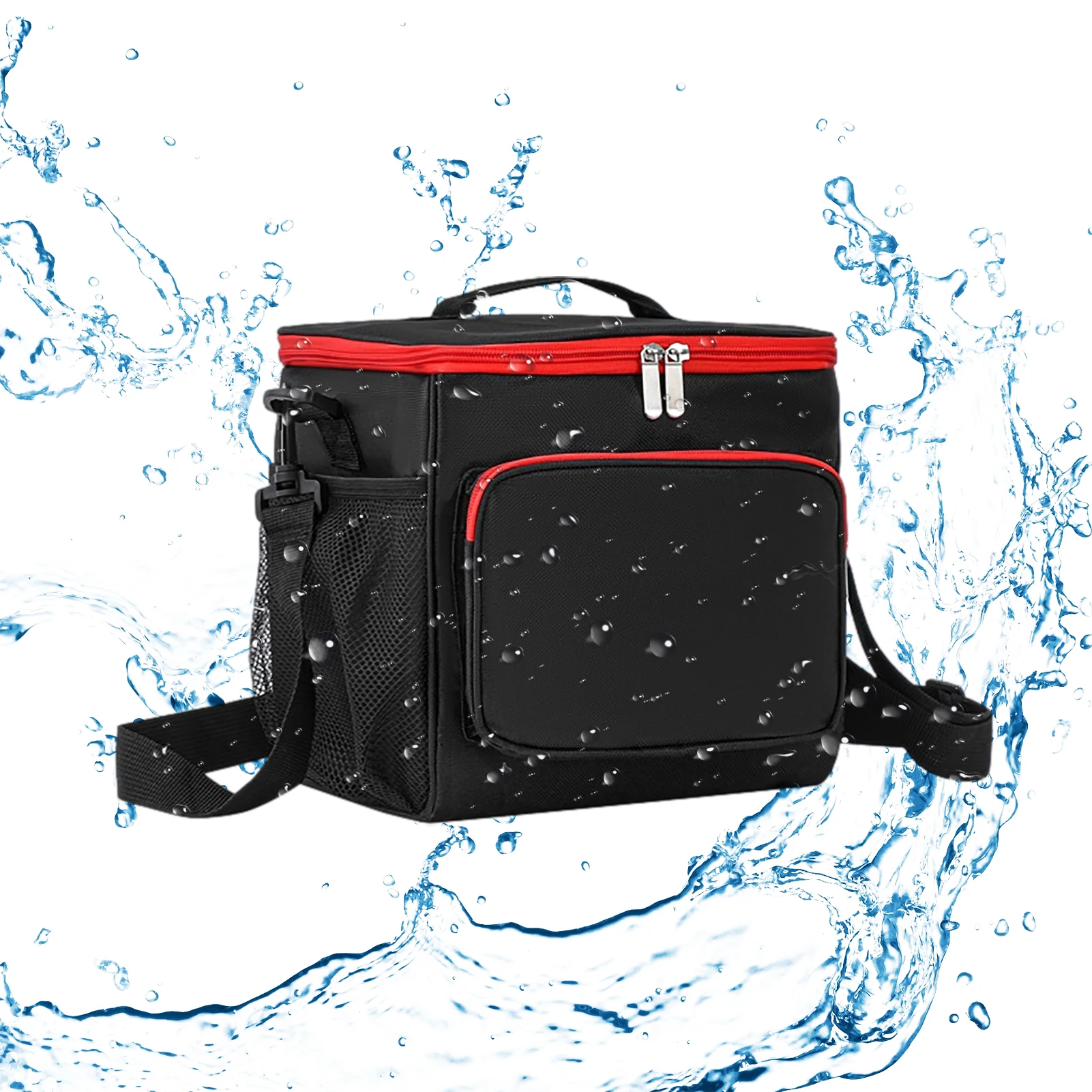 

Изолированный Ланч-бокс, многоразовый герметичный контейнер для еды, Герметичная сумка, Мягкий Складной, с боковой стороны, для еды, для под...