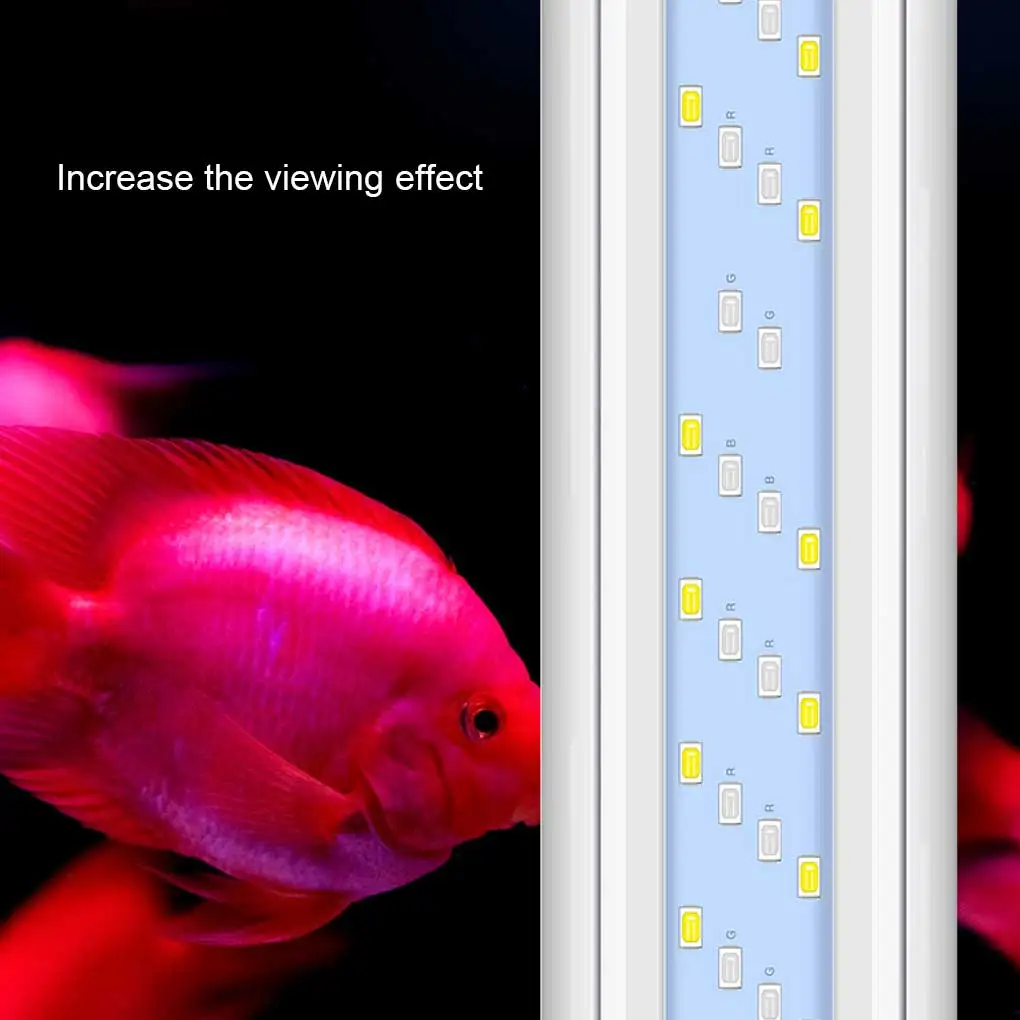 

Fish Tank LED Lamp Clip-on Decorative Lighting Energy-saving Convenient Aquarium Light Living-Room Yards Equipment 10W