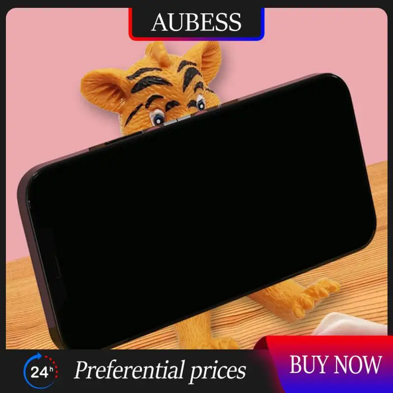 

Mobile Phone Bracket Small Abs Cell Phone Holder Stable Universal Phone Stand Consumer Electronics Desktop Bracket Creative