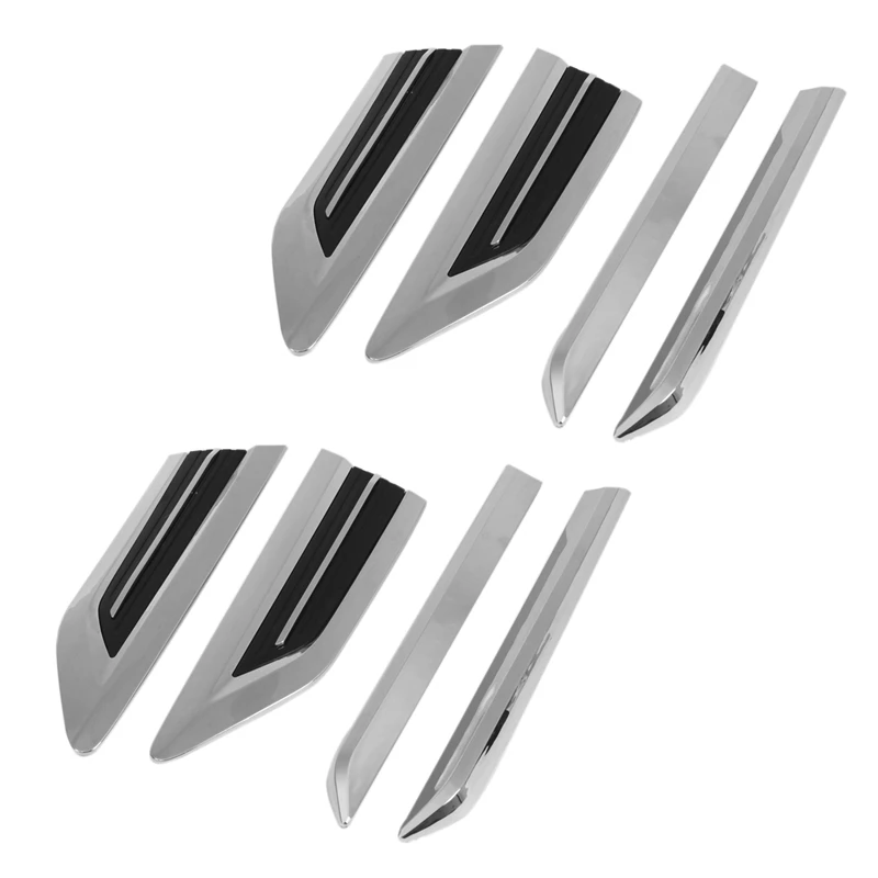 

8X For 2016 2017 2018 Tiguan Mk2 Door Side Wing Emblem Badge Sticker Trim