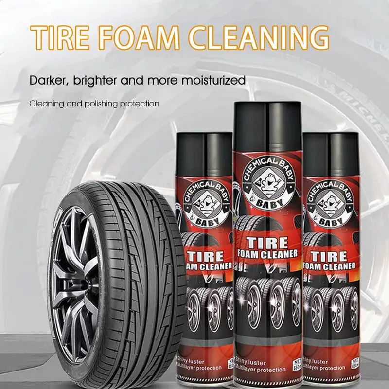 

Car Cleaner Foam Spray Tire Shine Rim Cars Paint Mirror Shine Crystal Wax Nano Hydrophobic Ceramic Coating Auto Detailing Car