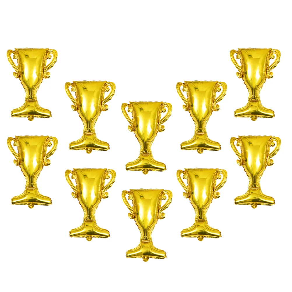 10 шт. трофей воздушный шар из алюминиевой пленки спортивный декор украшение для