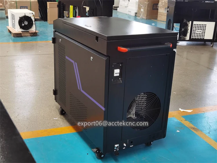 500 Вт JPT Импульсная лазерная чистящая машина 50mj Удаление металлической ржавчины