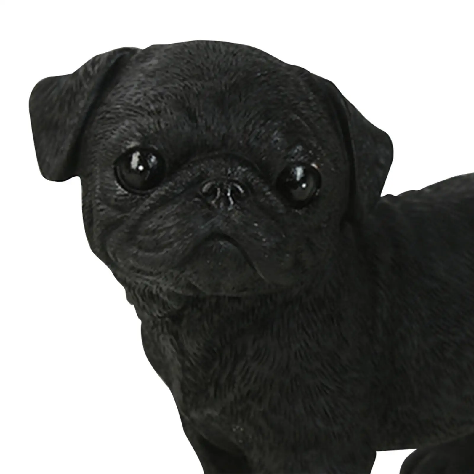 

Статуэтка мопса миниатюрная статуя собаки для Авто приборной панели гостиной бежевый