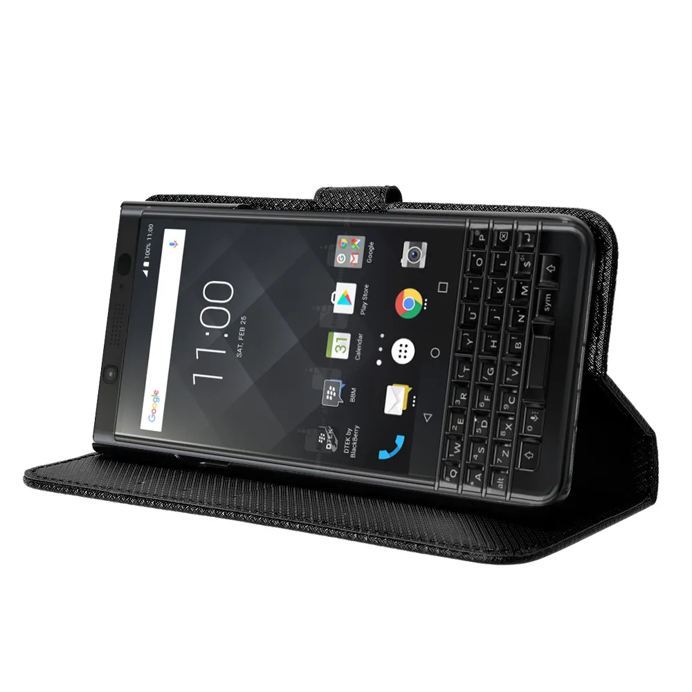 Leather Case Protect Cover For BlackBerry Keyone DTEK70 Flip Stand Wallet Card Phone Coque |