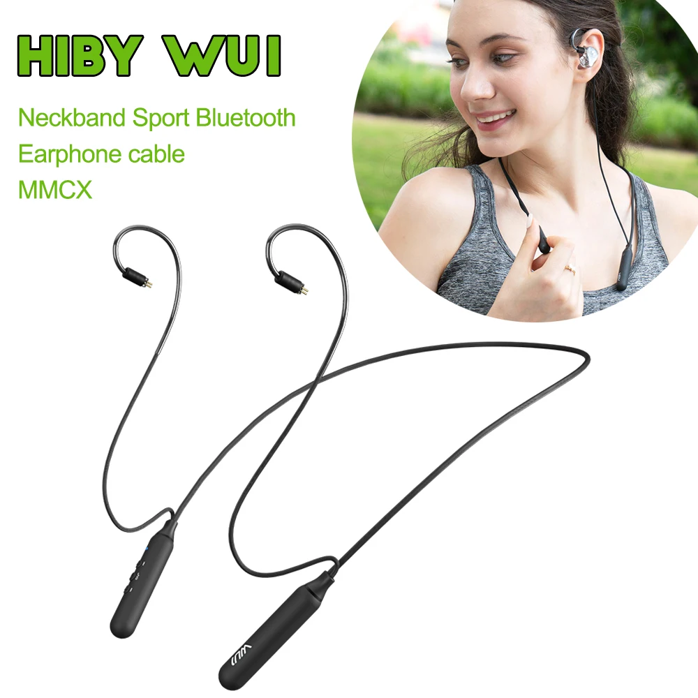 

HiBy WU1 Earphone Cable DAC Neckband QCC5125 & AK4331 Bluetooth compatible MMCX 0.78MM Mic UAT/SBC/AAC/AptX/Apt HD/Apt LL/LDAC