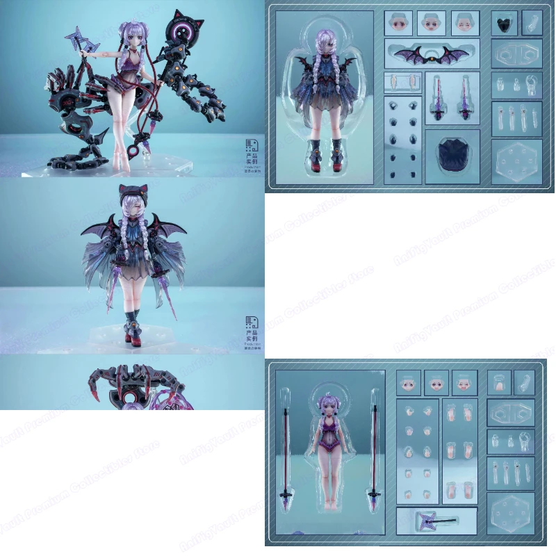 Фото Коллекционная фигурка Dimensional Figurative Guochuang Mecha Ji Niang 1/12: Оригинальная ведьма Линь Я, игрушка, коллекционный подарок №4