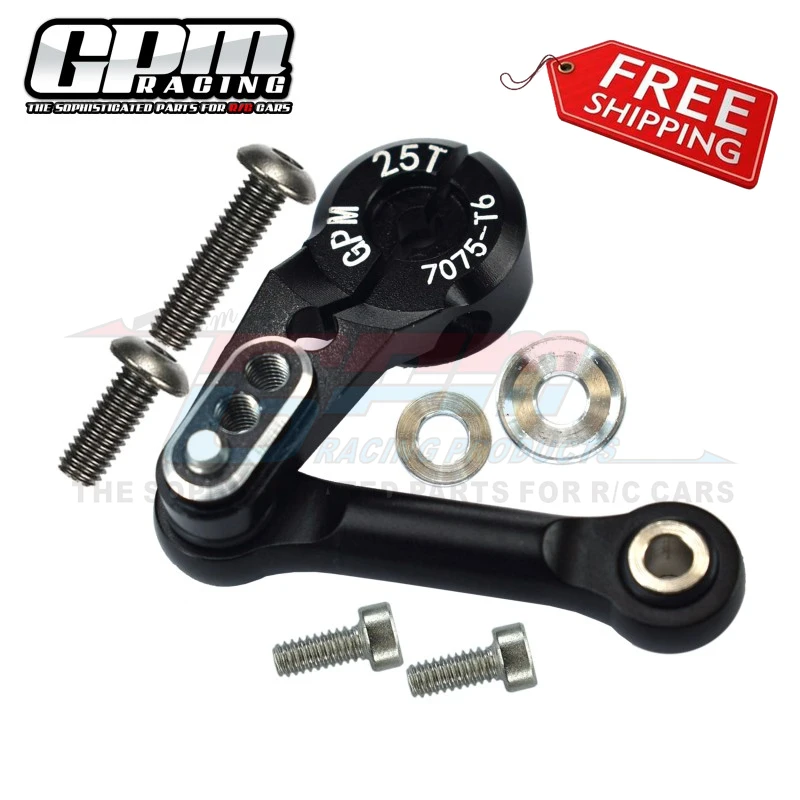Сплав 7075-T6 сервопривод + тяга для TRAXXAS SLEDGE 1/8 RC CAR PART |