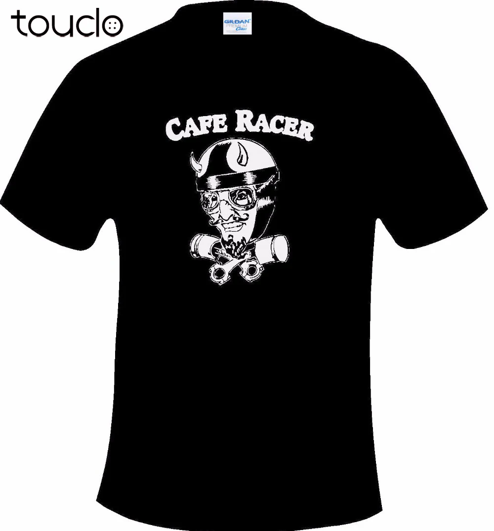 

Newest Fashion Cool Best T Shirts Cafe Racer Devil Style Motorcycle Printed Top Tee 100% Cotton Humor Men Crew Neck Tee Shirts