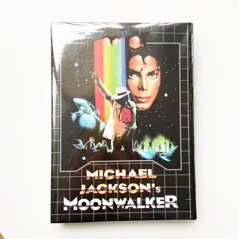 New Michael Jackson's Moonwalker 16 Bit игровая карта-картридж EU JAP корпус для консоли GENESIS MegaDrive в
