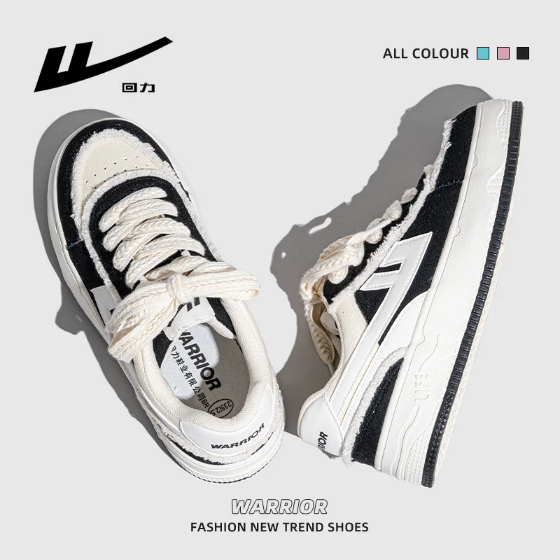 Кроссовки WARRIOR женские на платформе повседневная обувь для скейтборда модные