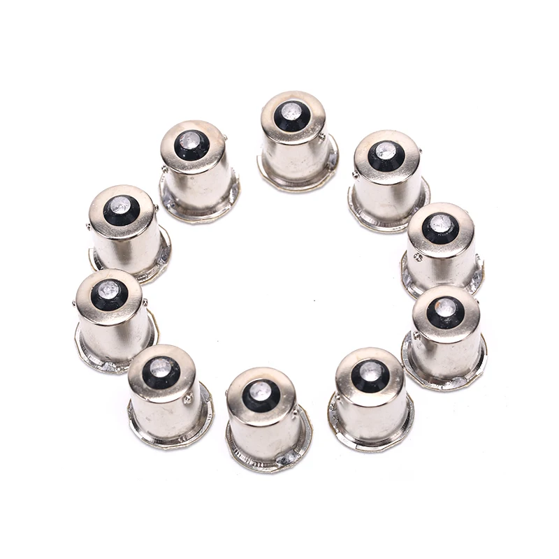 10 Pcs 1156 BA15S P21W LED Car Interior Light Bulbs 12 COB Chips For Auto Backup Tail Turn Signal Lamp DC 12V White 6000k