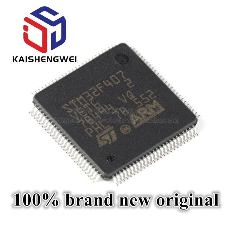 

Original Genuine STM32F407VET6 LQFP-100 ARM Cortex-M4 32-bit Microcontroller MCU