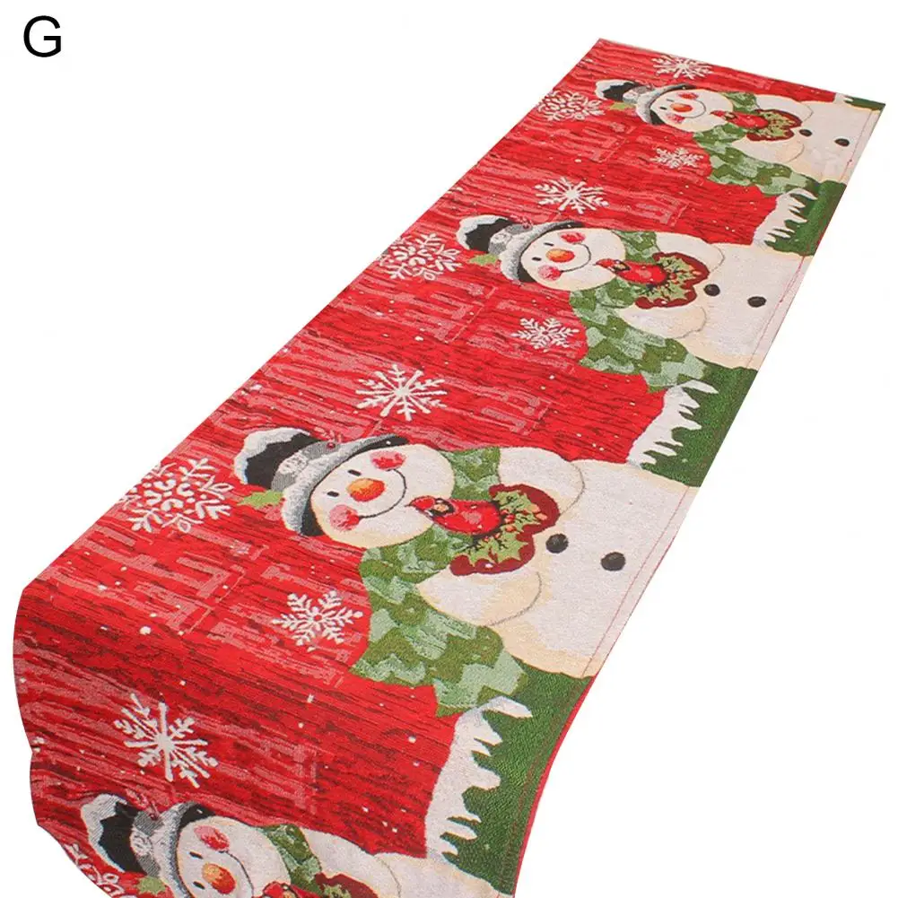 

Increase Atmosphere 7 Styles Christmas Style Decorative Tablecloth for Dining Table