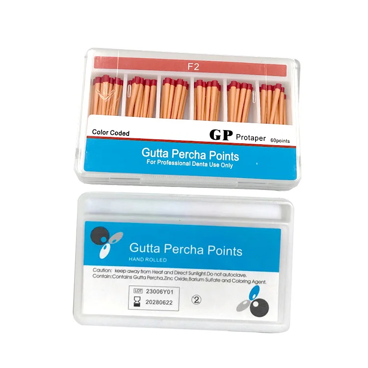 AG 1Box Dental Gutta Percha PointsTaper0.2/0.4/0.6 Размер 15/20/25/30/35/40 Стоматологические принадлежности