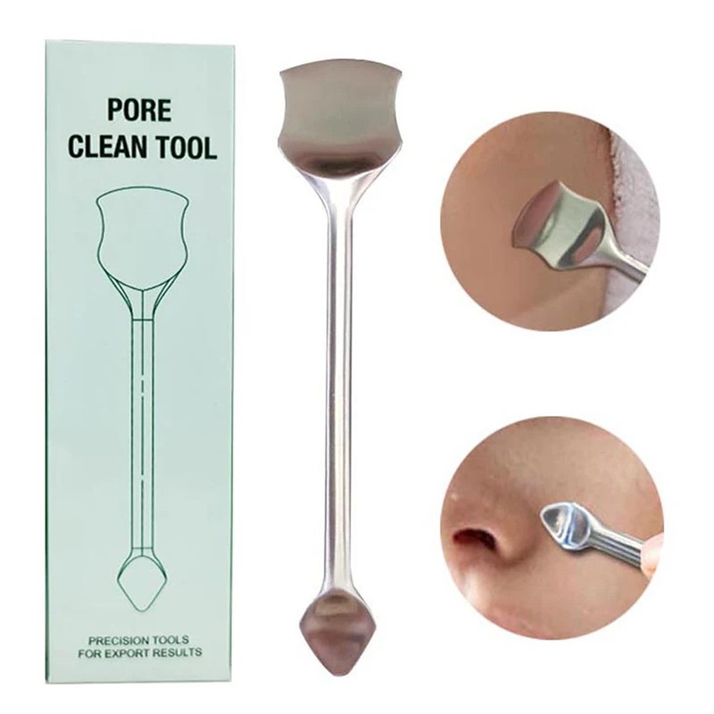 

1PC Stainless Steel Facial Care Tool Pore Clean Tool Comedones Blackheads Remover Cleaner