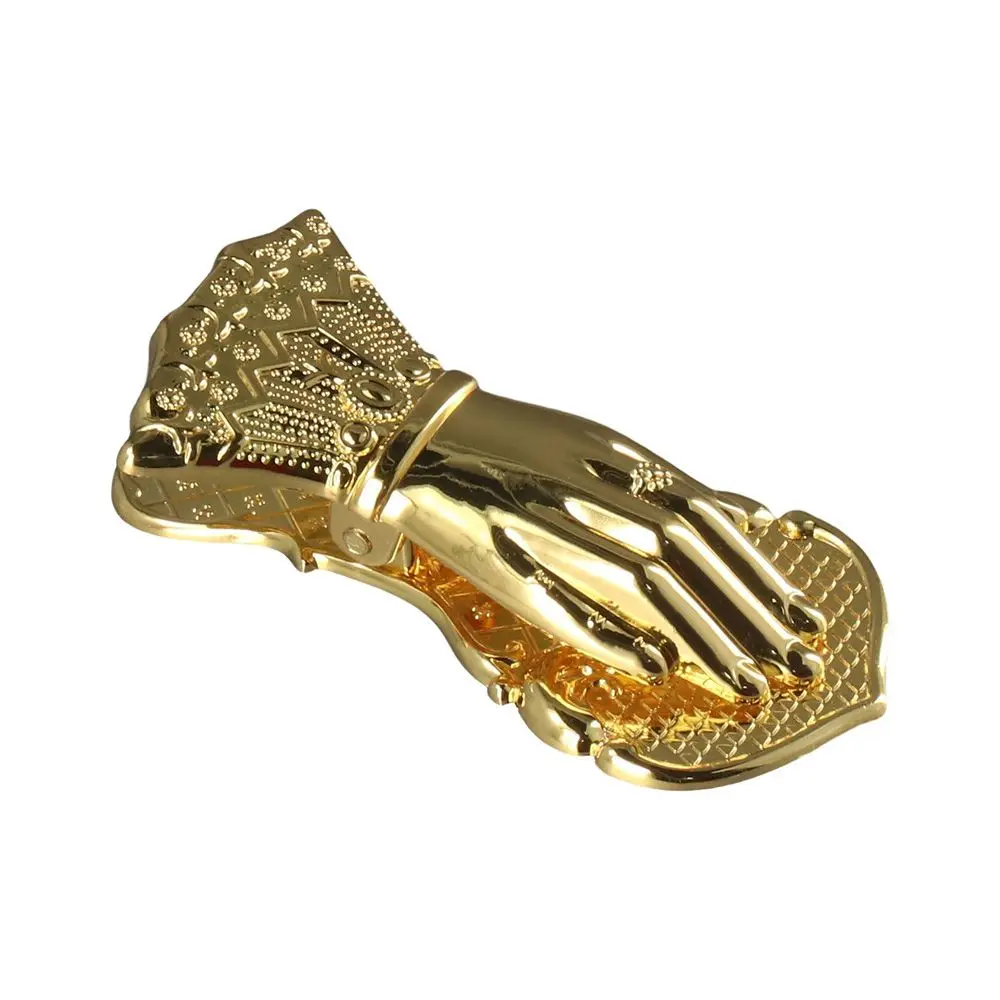 

Vintage Paper Storage Clip Metal Hand Shape Gold Office Accessory Luxury Paper Clips Home
