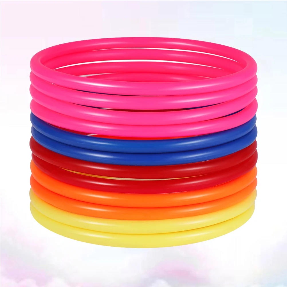 

24 Pcs Throwing Toy Kidcraft Playset Hoops Rings Kids Toss Game Child Childrens Toys