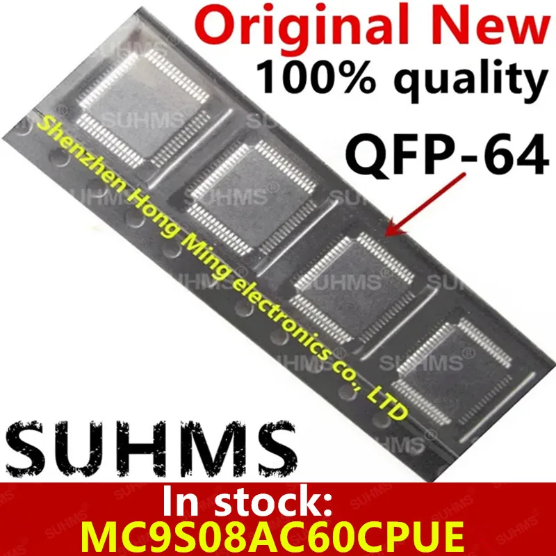 (1 шт.) новинка 100% mc9s08ac60ceue MC9S08AC60 ceue 1M58Y QFP-64