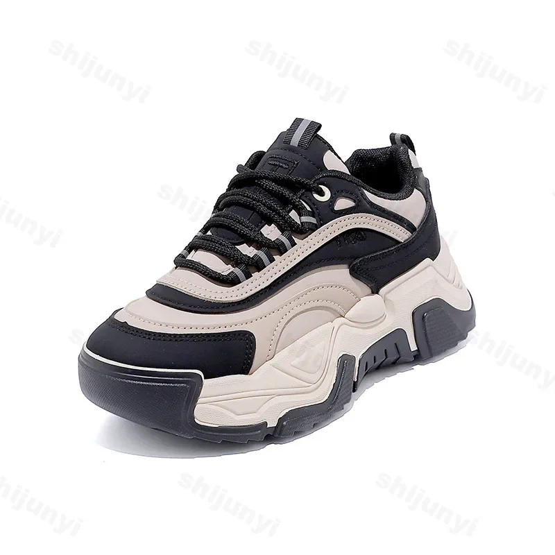 2025 кроссовки женские повседневные белые туфли модные весенние кожаные на