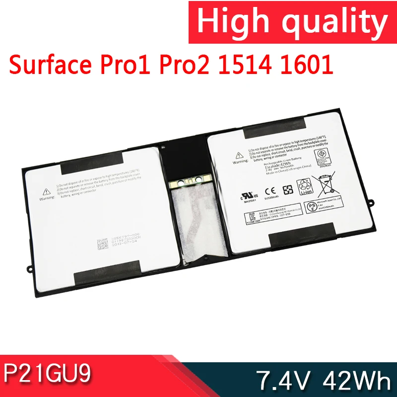 НОВЫЙ аккумулятор для ноутбука P21GU9 7 4 В 42 Втч Microsoft Surface Pro 2 1601 1 1514 2ICP5/94/104