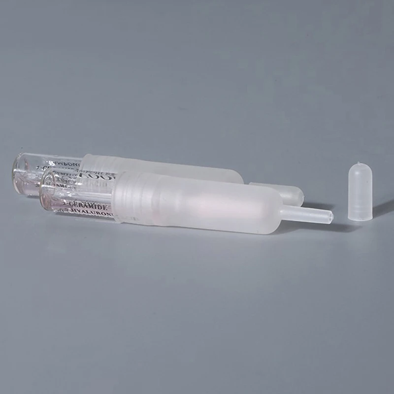 50 шт. 2 мл наждачная стеклянная бутылка силиконовая капельница открывалка для