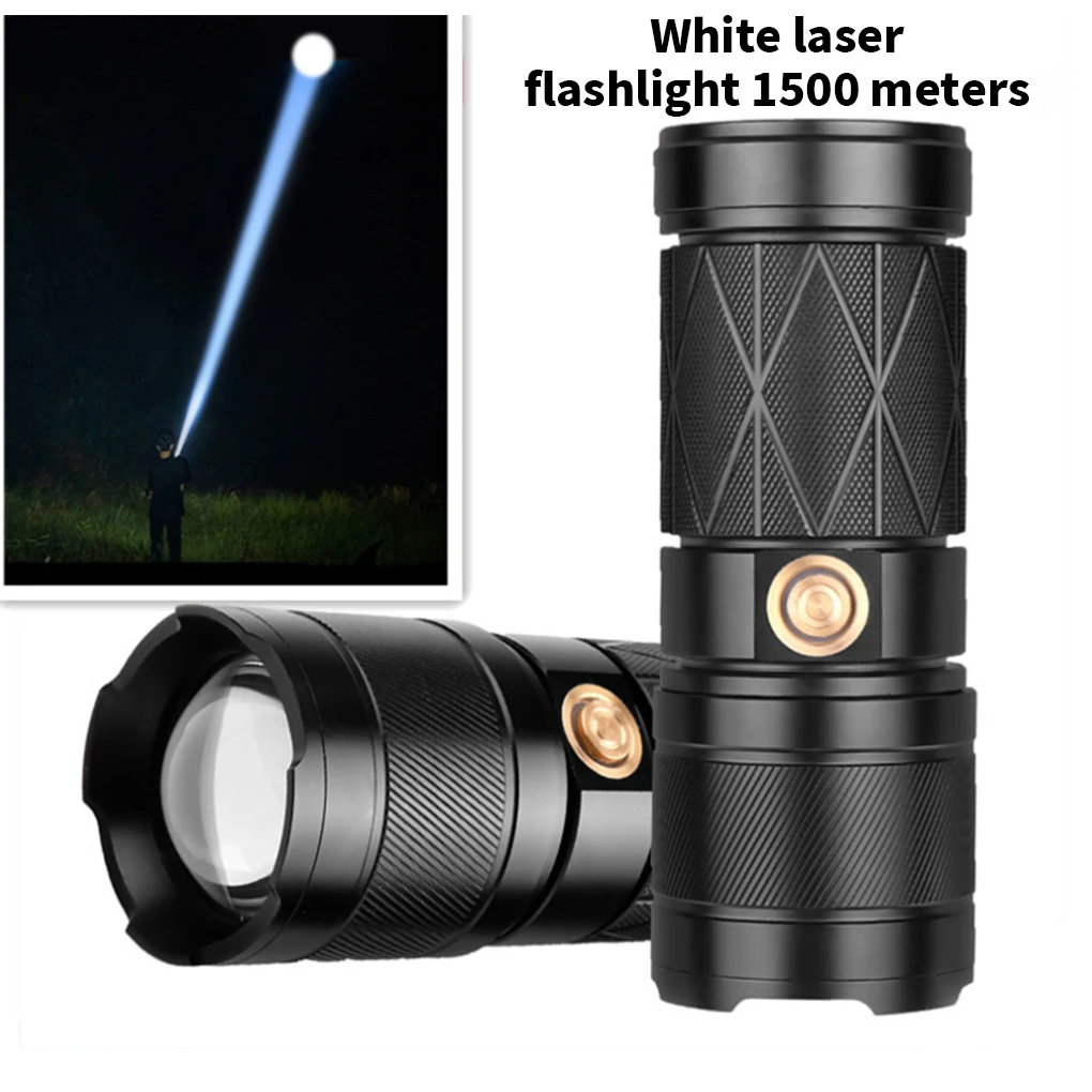 

Flashlight Poratable Telescoping Focusing Battery Indicator Micro Lamp Outdoor Lighting Camping Hiking Defend 1910