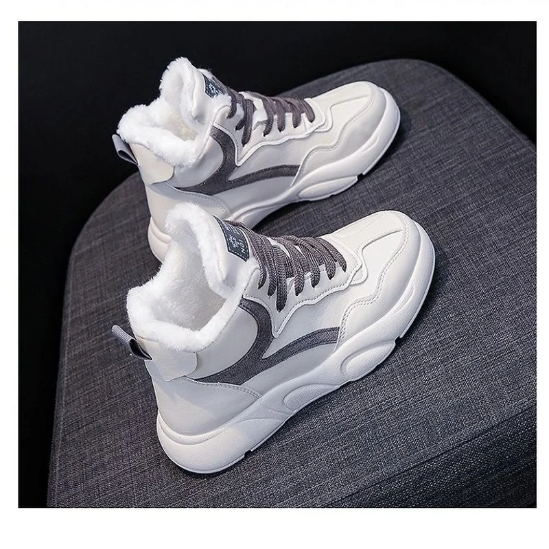

Plus Size Women Boots Comfortable New Retro Style Shoes Woman Platform Keep Warm Boots Female Winter Thick Bottom Ladies Shoes