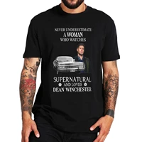 winchester falling in love with dean t shirt supernatural t shirt horror film fans tee casual summer cotton soft eu size tee top