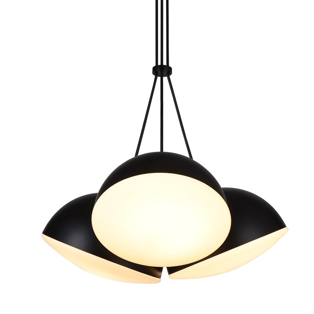 

Modern DIY Black Pendant Light Cover Ceiling Hanging Lamps Living Room Decoration Pendant Lamp For Dining Room