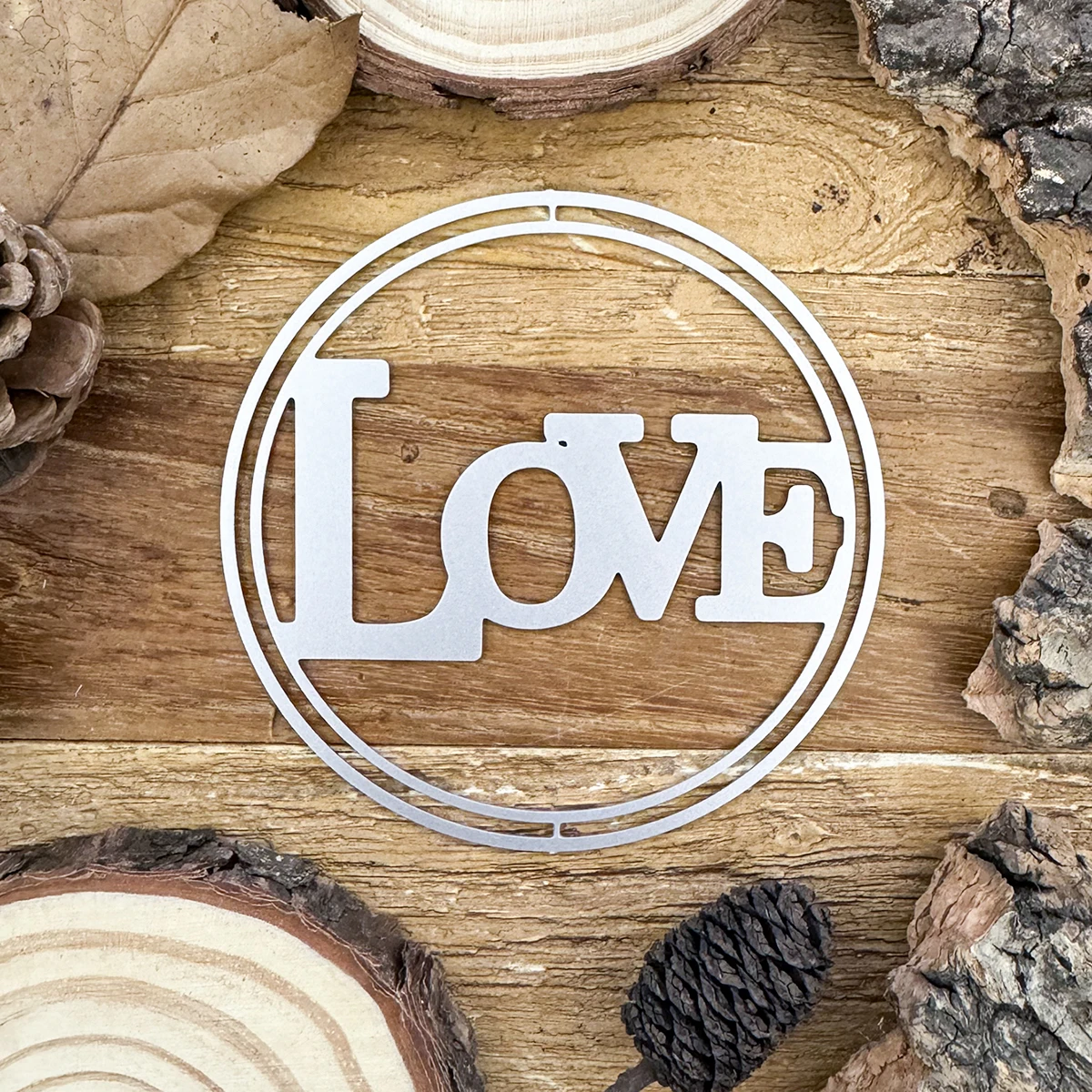 Оригинальные круглые слова любовь рамка металлические штампы трафареты для