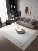 Nordic Light Luxury Carpet Living Room High Quality Sofa Table Carpet Bedroom And Household Floor Mat Modern Simple Gray 