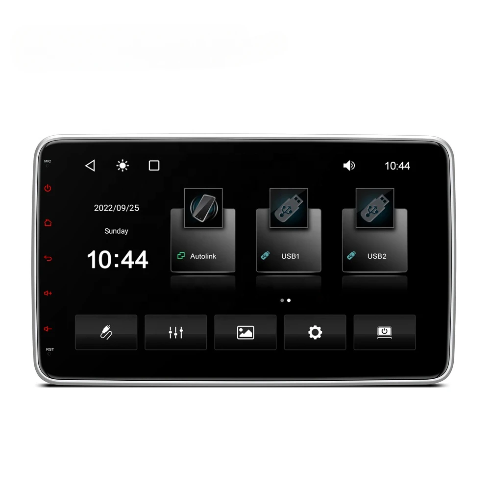 XTRONS 10 1-дюймовый QLED вращающийся сенсорный экран универсальный центральный