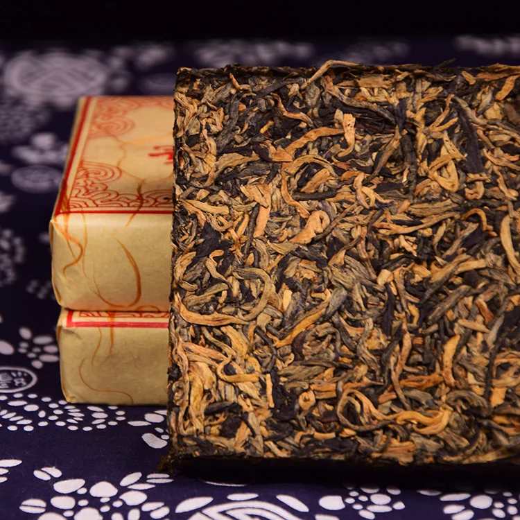 

Fengqing Dianhong Tea Brick A+ Grade China Without Teapot Chinese Dian Hong Tea No Tea Pot 250g