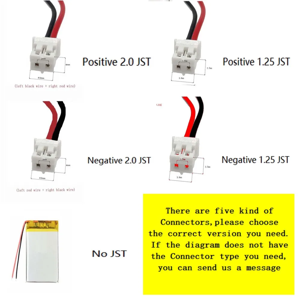 Аккумуляторная 3 7 В 600 мАч 602540 Литий-полимерный ионный аккумулятор для камеры POWER