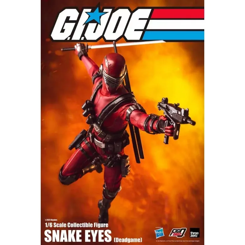 Фото Оригинальная фигурка Hasbro Threezero FigZero G.I. Коллекционная фигурка Joe Series 1/6 SNAKE EYES Deadgame №5