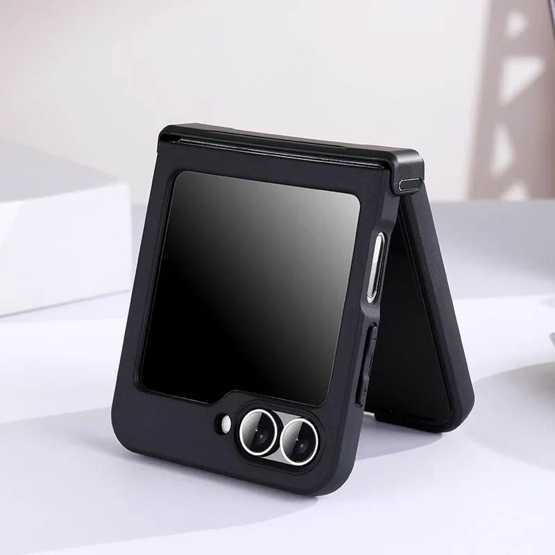 Матовый Прозрачный жесткий поликарбонатный чехол Magsafe с петлями для Samsung Galaxy Z Flip 6