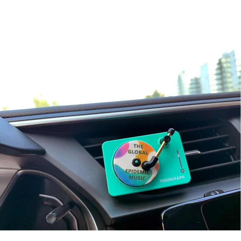 

New Car Perfume Phonograph Durable Car Air Outlet Aromatherapy Cream Interior Decorative Products Air Purifying Car Fragrance