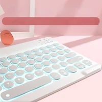 rgb backlight bluetooth keyboard wireless keyboard bluetooth mini keyboard rgb backlit rechargeable for ipad phone tablet