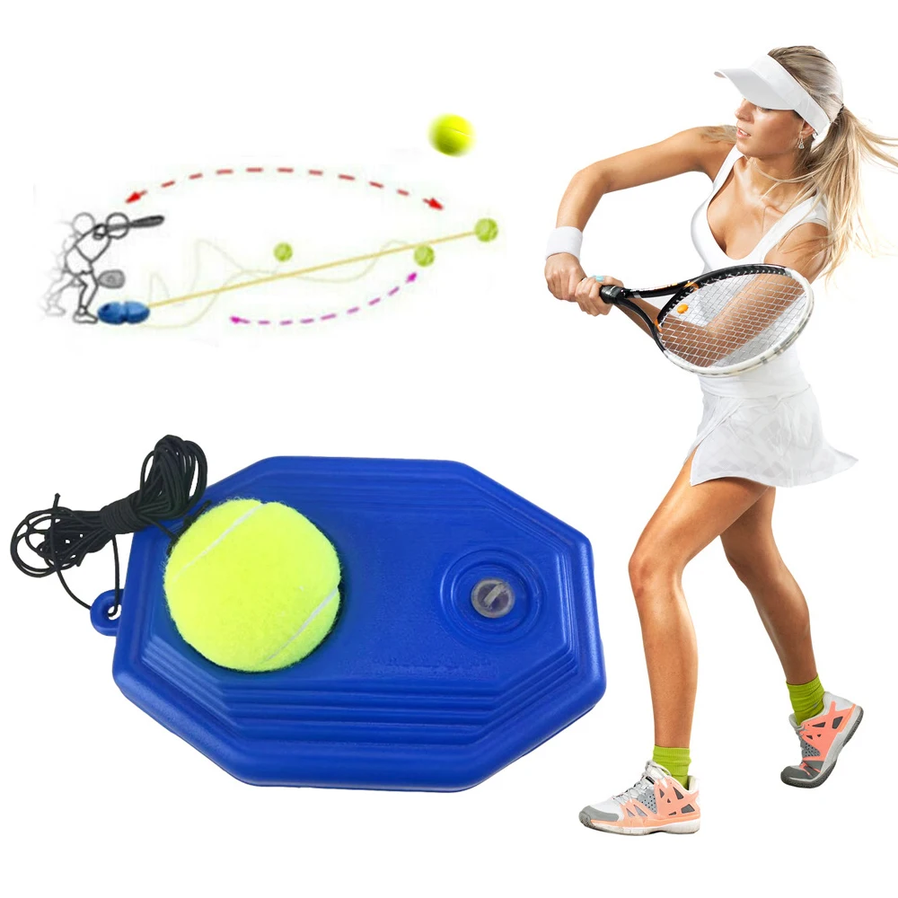 

Elastic Tennis Trainer Rebounder Baseboard With Long Rope Perfect Solo Self-Study Tennis Training Equipment Tennis Accessories