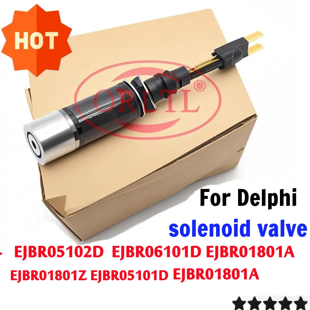 

Электромагнитный клапан инжектора дизельного топлива ORLTL для Delphi INJECTOR EJBR05102D EJBR05301D EJBR01801A EJBR01801A EJBR01801Z EJBR05101D