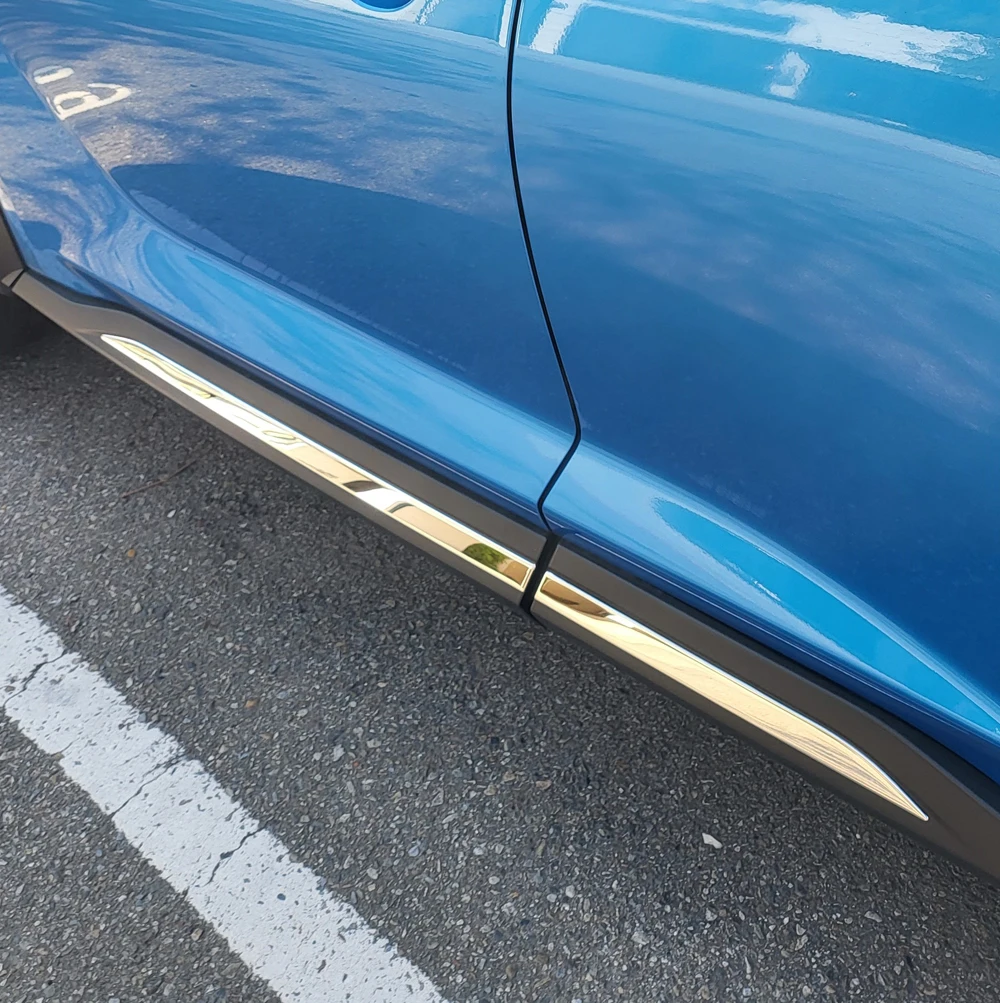 

Car Stainless Steel Side Door Body Guard Strips Protector Decorative Cover Trims For Nissan JUKE F16 2019-2022